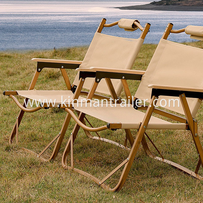 Wood Grain Camping Chair
